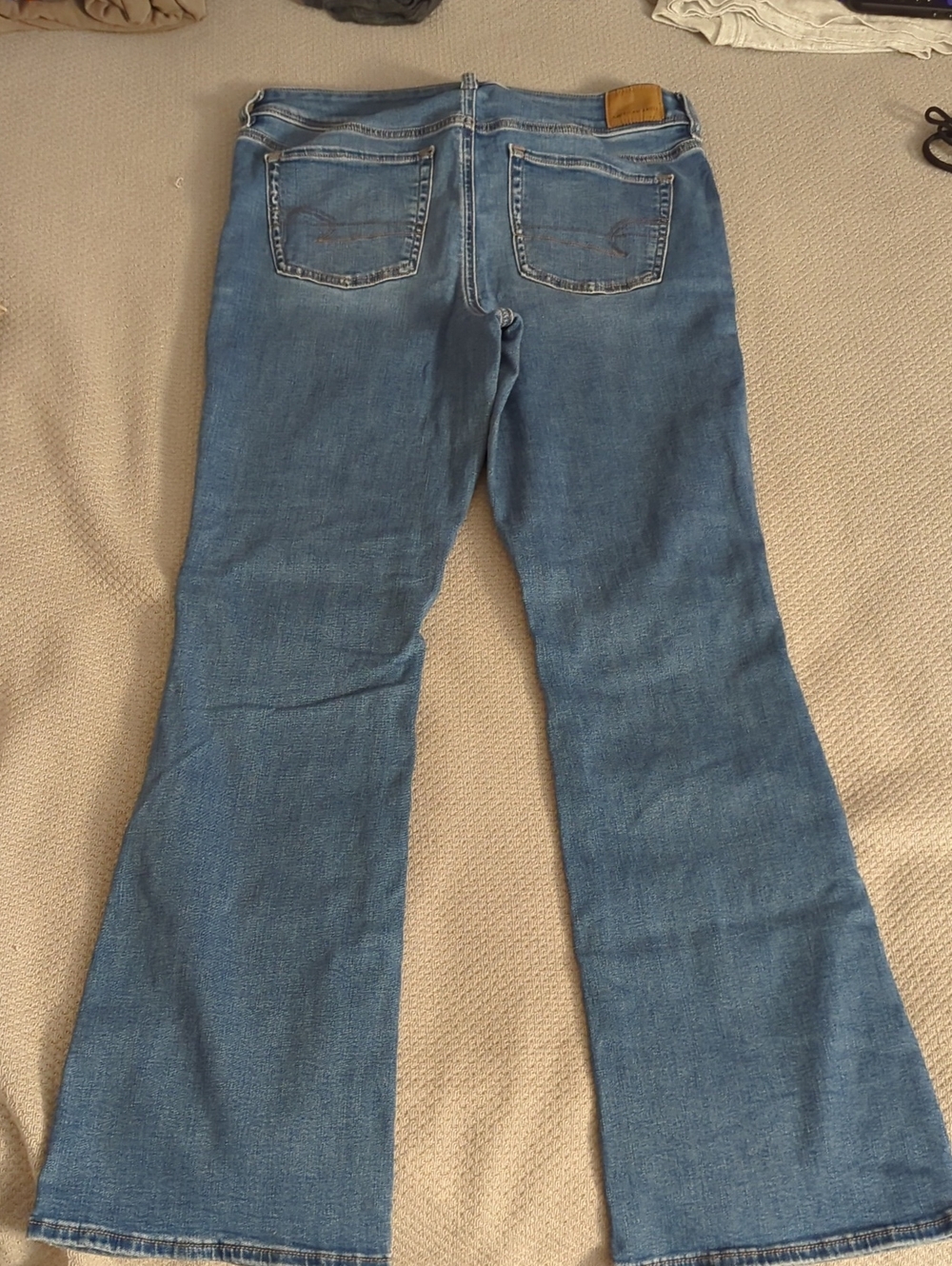 American Eagle Outfitters Light Blue Flare Jeans